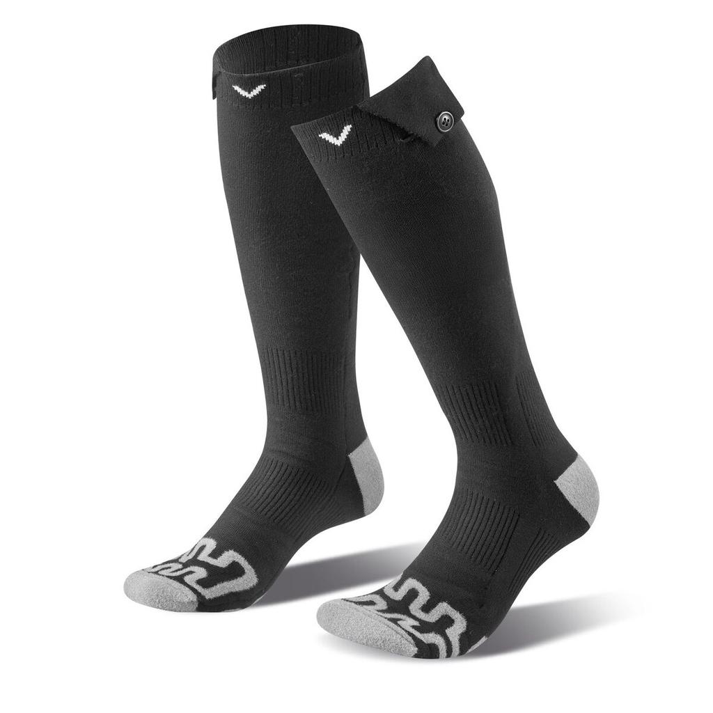 Heated Socks, 5000mAh Battery Powered, Rechargeable Heating Socks with 4 Heating Levels, Electric Heated Sock for Men Women, Foot Warmer for Hunting