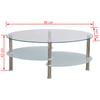  Coffee Table with an Exclusive Shape, White