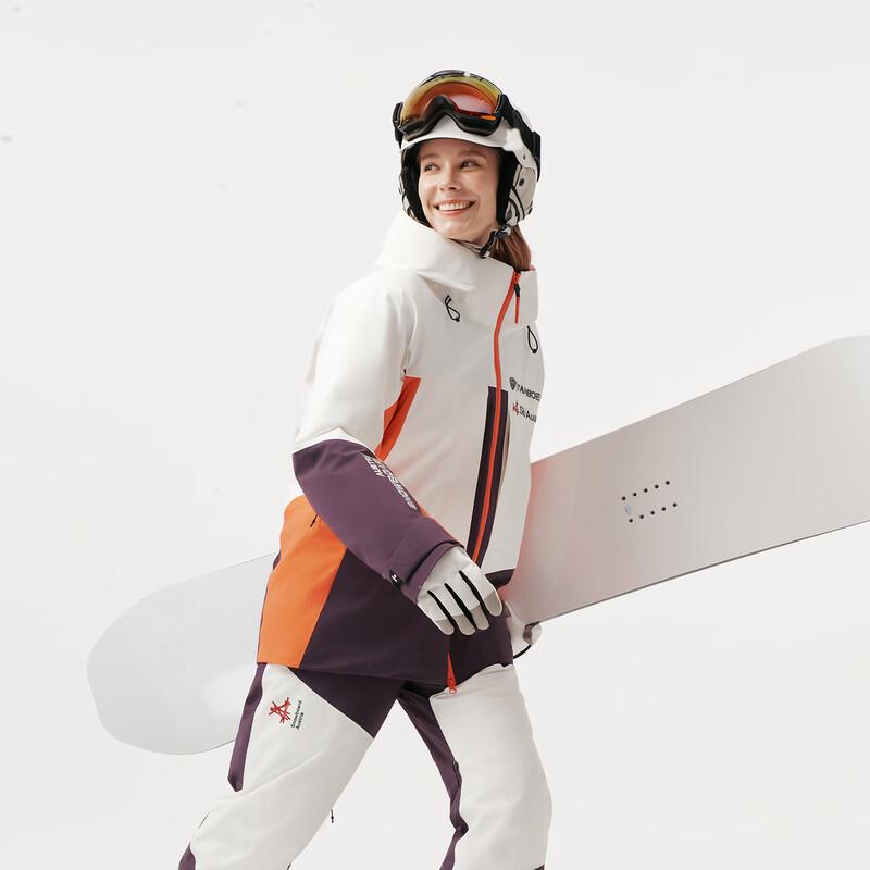 Tambor Unisex Goose Down Spliced Hooded Short Ski Jacket