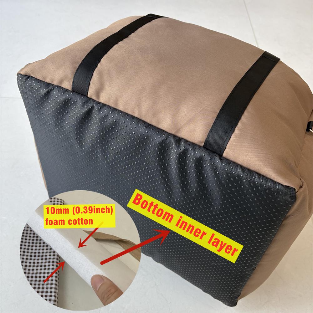 Portable Car Safety Pet Seat: Removable, Washable and Cozy Travel Nest for Dogs and Cats