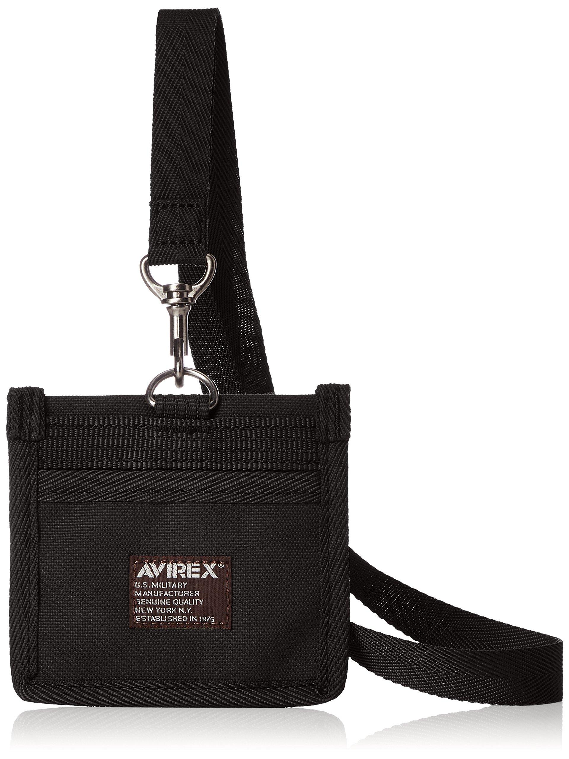 

Avirex EAGLE ID Card Holder AVX3519 Men s Black