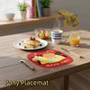 Cute Cartoon Pony Placemat Anti-scalding Water Absorbent Table Mat Blessing Non Slip Bowl Mat Table Setting