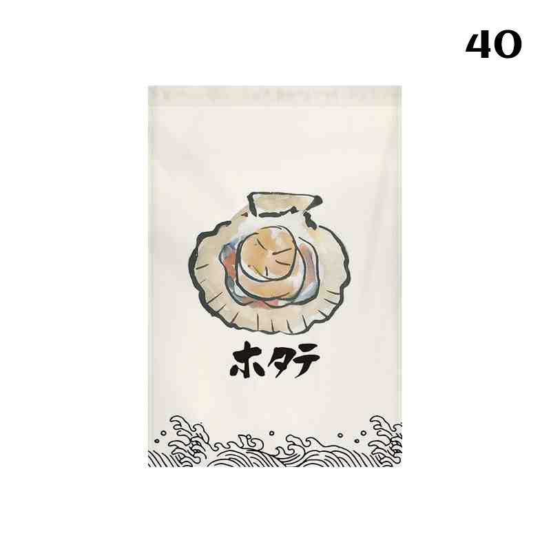 Japanese Style Doorway Short Curtain Kitchen Partition Noren Izakaya Sashimi Bistro Restaurant Sushi Shop Decor Adversing Sign