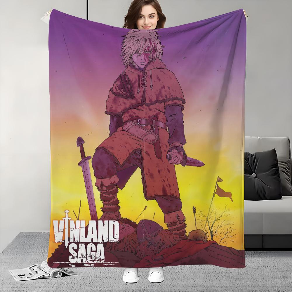 

Vinland Saga Anime Comics Blanket Design Lightweight For Dorms, Naps, Living Room, Office,Sofa,All-Season 75x90cm