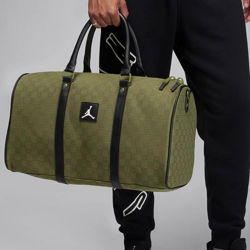 Jordan Monogram Duffle Bag Green Zipper Green Jordan MB0759-EF9