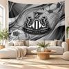 Newcastle United Fußball Wandteppich, Weiches Stoff Wandbehang, Dekorative Kulisse Für Schlafzimmer Haus Wandkunst