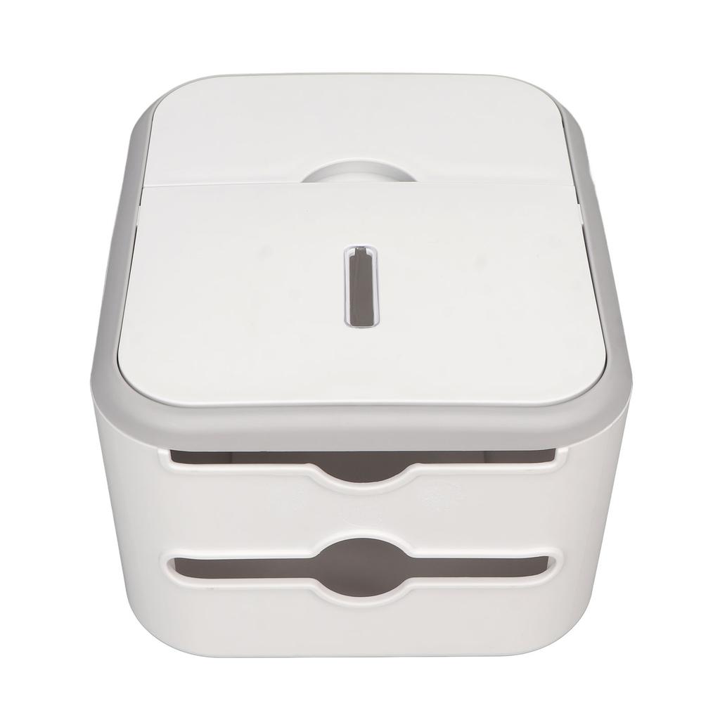 Cutie Suport Hârtie Montată pe Perete Fără Găurire Impermeabilă Cutie Depozitare Prosoape de Hârtie pentru Baie