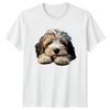 Fluffy Dog Animals Dogs Unisexs TShirt Unisexs Tee Graphic Unisex Top Pet Design