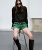 SIGREAT Hairy Banding Micro Shorts_Green