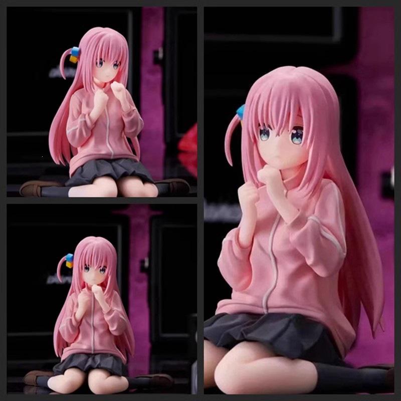 Bocchi the Rock Gotoh Hitori Sitting Pose Anime Figure Ornament