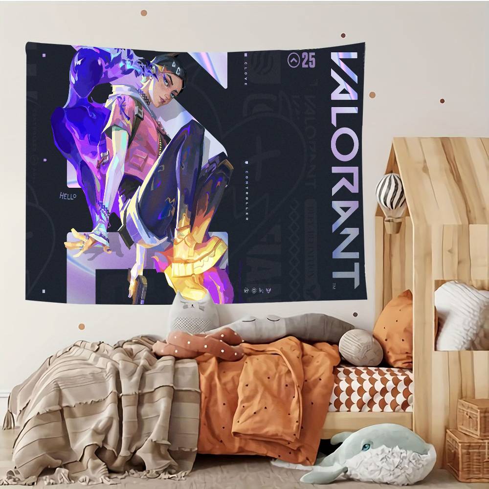 Game VValorant Tapestry Customizable Tapestries Of Various Styleswall Hangings Celebrity Photo Printingwall Hangings