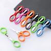 1pcs Cute Folding Scissor Creative Stationery Portable Manual Student Paper Scissors Paper Cutting Knife Classroom Learning Tools
