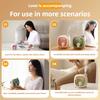 Umidificator de aer ultrasonic cu păpuși de desene animate, capacitate mare 500 ml, difuzor de aromaterapie cu uleiuri esențiale, lumini de noapte colorate cu respirație, USB