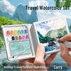 Portable Acrylic Watercolor Paint Set for Travel Sketching & Drawing