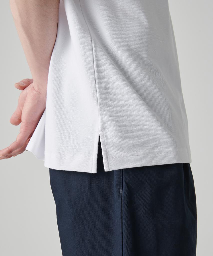MUSINSA STANDARD [Cooltandard] Relaxed Fit Pique Polo Shirt [White]