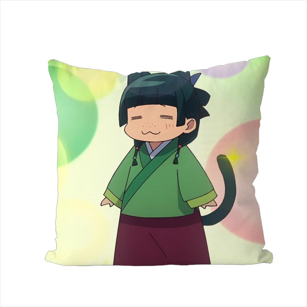 

The Apothecary Diaries Maomao Pillow Case For Car Sofa Decorative Home Doublesided Print Plush Square Throw Pillow Cushion Cove 30x30cm