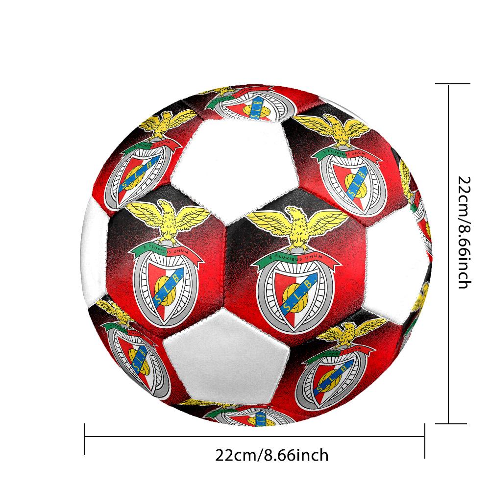 1PC S.L.B size 5 soccer ball PrahaIndoor Soccer Ball Colorful All Ages Machine Stitched PVC Competition Ready Durable High-Bounce