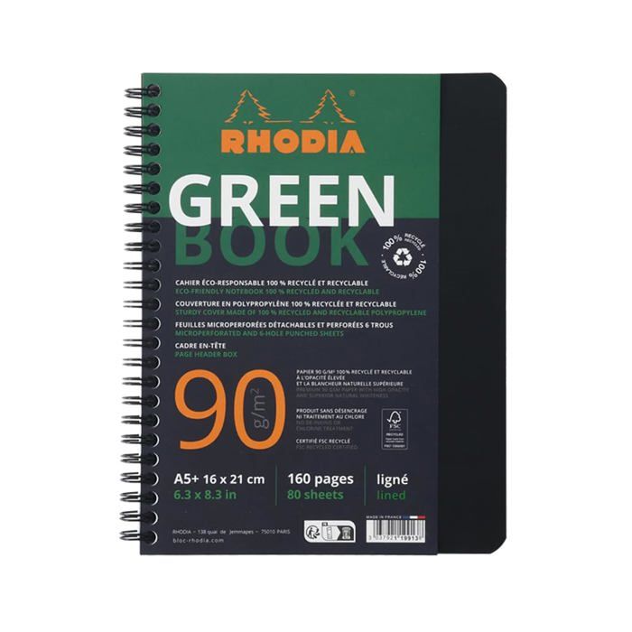 Chaise De Bureau - Rhodia - 119915C - 100% Recyclée - Couverture En Polypro - A5+ 160 Pages