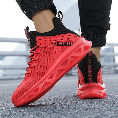 Herrenschuhe Casual Herrenschuhe Trainer Race Atmungsaktive Schuhe Mode Täglich Vielseitig Rutschfest und Abriebfest Outdoor Laufschuhe
