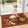 1 Stück Anti-Ermüdungs-Küchenteppiche Weihnachten Kakao Wasserdicht Rutschfest Dick Gepolsterte Küchenmatte Schwerlast Komfort Stehmatte für Küche
