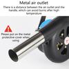 Manual Air Blower Hand Crank BBQ Fan Outdoor Camping Grills Accessories Tools