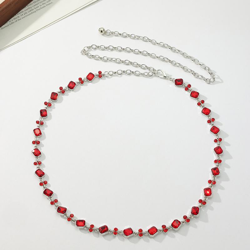 Waist Chain for Women High-end Waist Chain for Women Fashion Rhinestone Women Waist Chain for Exquisite and Elegant Women