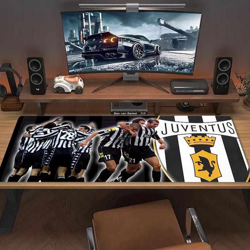 Juventus Mouse Pad, Large Gaming Desk Mat, Non-slip XXL Mousepad for Laptop & Tablet, Mini PC Playmat with Stitched Edges