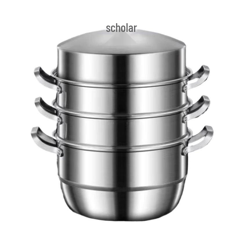 

Sule 26cm 4-Tier Stainless Steel Steamer & Soup Pot
