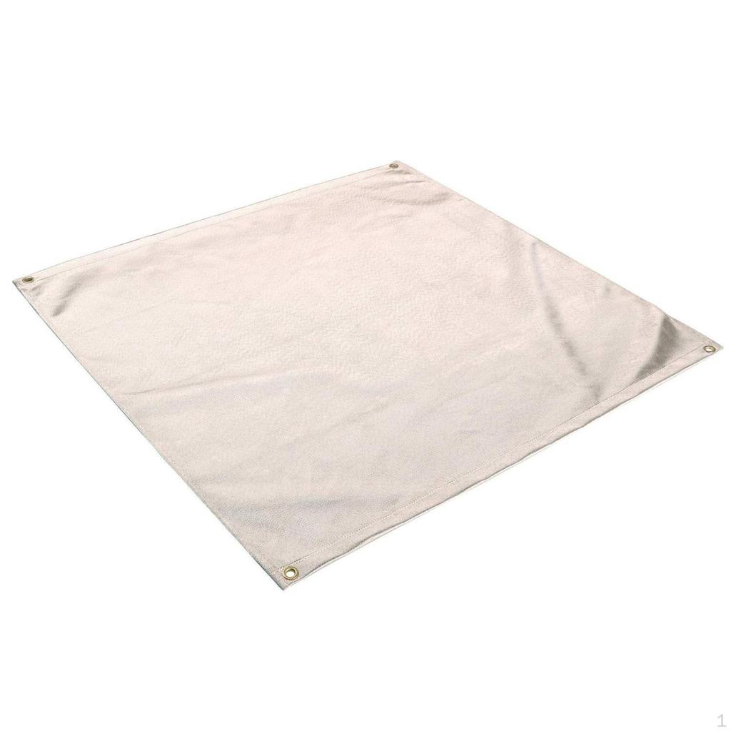 Fire Bowl Mat Heat Resistant Fireproof Grill Reinforced Corners Protection