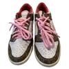Nike Dunk Low GS XOXO Kids Sneakers Tan Dark-Khaki Bubble-Gum 309601-261