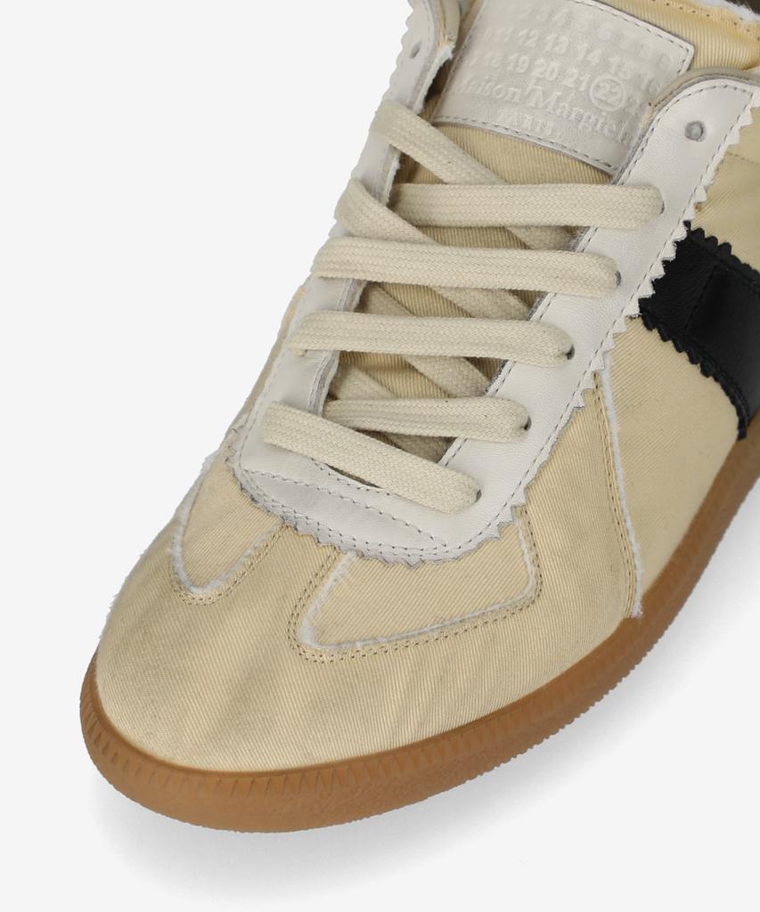 Maison Margiela Vintage Treatment Replica Sneakers - Black:Yellow / S57Ws0505P8153Ha771