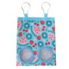 Rabbit Hay Feeder Bag Blue Watermelon Pattern Waterproof Durable Hanging Hay Feeder for Rabbits