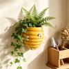 Ornement Abeille Unique Pot de Fleurs Nid d'Abeille Vase Suspendu Décoratif Résine Dessin Animé Pot de Fleurs Décoratif Rustique Terrasse