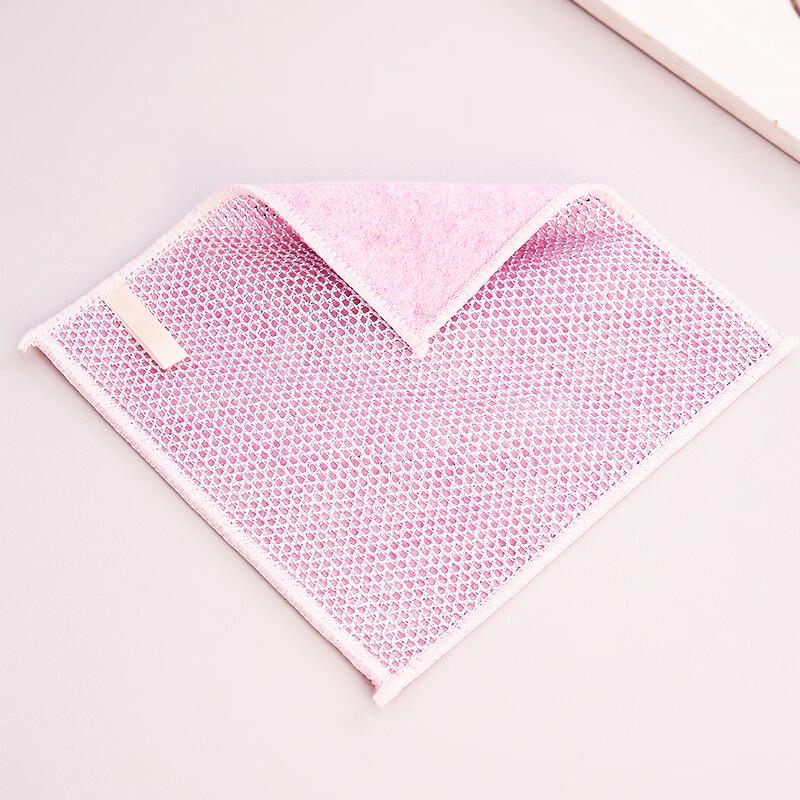 

ZISIZ Silver Thread Coconut Shell Double-Sided Cleaning Rag
