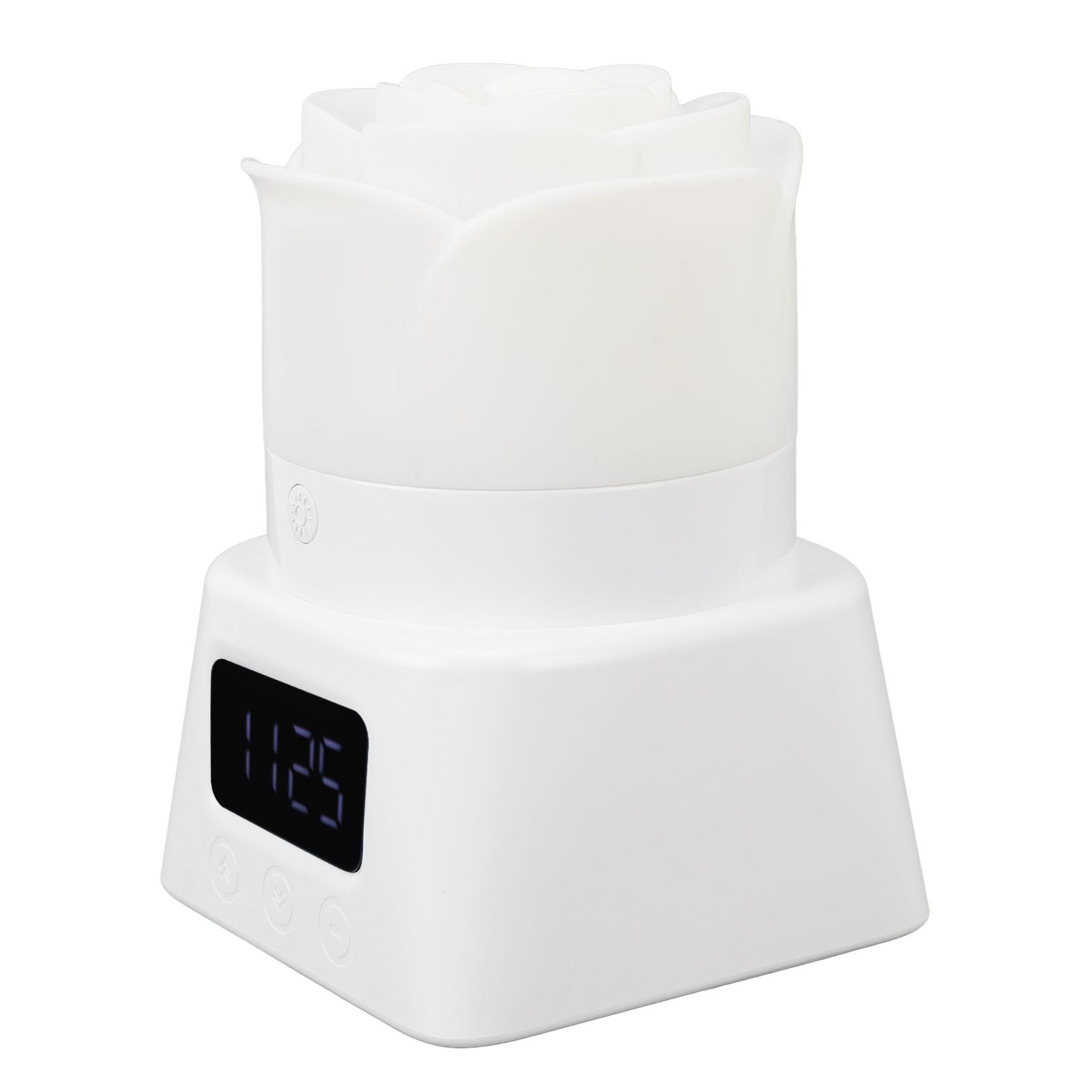 

Night Light with Alarm Clock Touch Control RGB Lighting Rechargeable Color Changing Adjustable Brightness LED Bedside