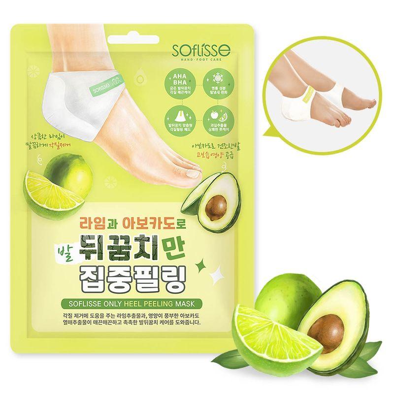 Soflisse Heel Peeling Mask Pack 8ct
