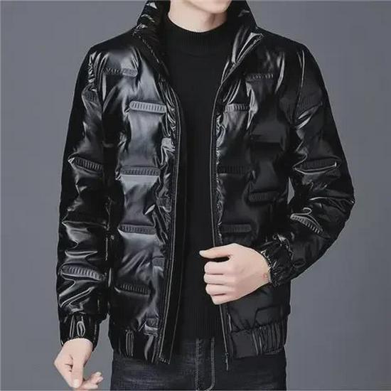 Men's 2022 Winter Short Down Cotton Jacket - Trendy, Shiny, Warm, and Thick
