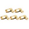 5pcs SMA J Male To SMA K Female Right Angle Bend Adapter Connector Converter