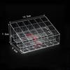 24 Grids Lipstick Nail Polish Display Rack Trapezoid Plastic Transparent Makeup Stand Rack Cosmetic Organizer Holder Box