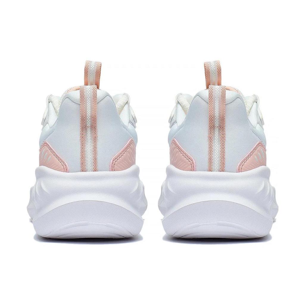 Li Ning Easy Fit Fle Cushioning Slip Resistant Abrasion Resistant Breathable Low top Casual Running Shoes Women's ARST074-1