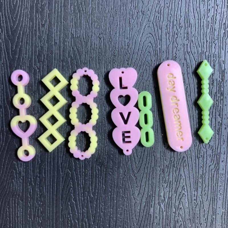 Flexible Silicone Resin Molds Silicone Jewelry Making Mold DIY Pendant Moulds for DIY Crafts and Phone Case Decorations