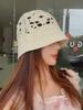 2025 Handmade New Flowers Y2K Style Weaving Knitted Cap Russian Women Luxury Panama Fashion Bucket Hat
