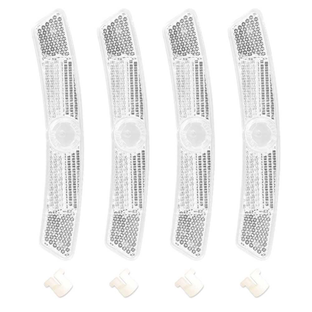 Clip Bicycle Reflectors Front Rear Mount Reflective