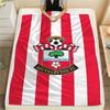 1PC Southampton FC Print Flannel Blanket, High Quality Comfortable for All Seasons, Home Decor, Warmth and Comfort, Perfect for Christmas Gifts