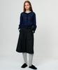 RAVEROUS Ribbon Tie Bermuda Pants_Black