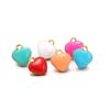 20pcs Stainless Steel Enamel Small 8mm Heart Charms Pendants for DIY Jewelry Necklace Findings Bracelet Supplies Earrings Making