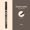 Chotune Reflektierender Chrom Marker Stift - Wasserdichte Galvanisierte Silberfarbe für DIY Hervorhebungen