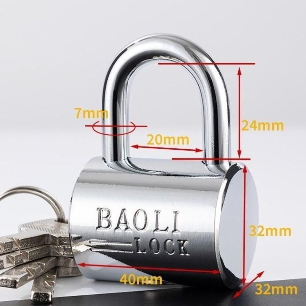 Waterproof Security Lock Metal Anti-theft Padlock  Outdoor Gym Dormitory Cabinet Door