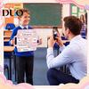 Wooden Message Center First Day of School Sign, Reusable Chalkboard Sign for Kids, Back Small Hanging Board to Decorations Supplies Kindergarten