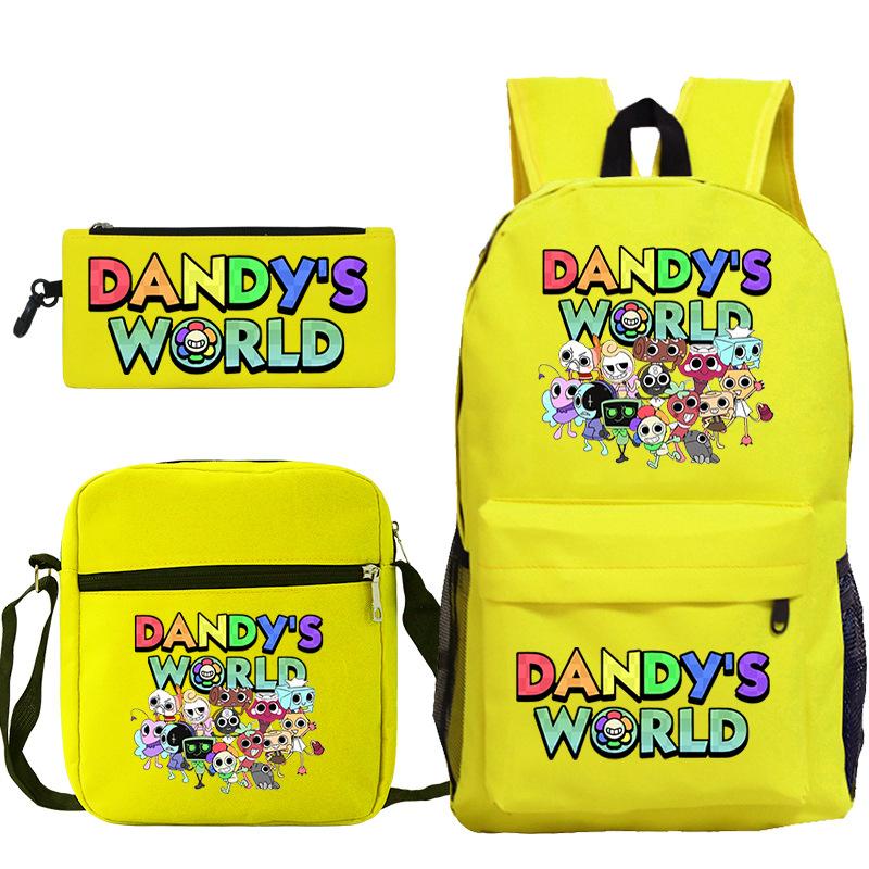 Dandy's World Print Fashion Children's Shoulder Bag Pencil Bag Youth Leisure School Bag Three-piece Set